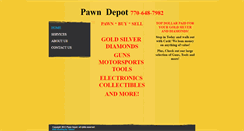 Desktop Screenshot of pawn-depot.com